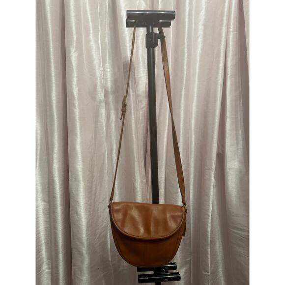 Vintage 1998 Coach 6834 British Tan Small Saddle Bag Crossbody – Restored - Picture 13 of 16